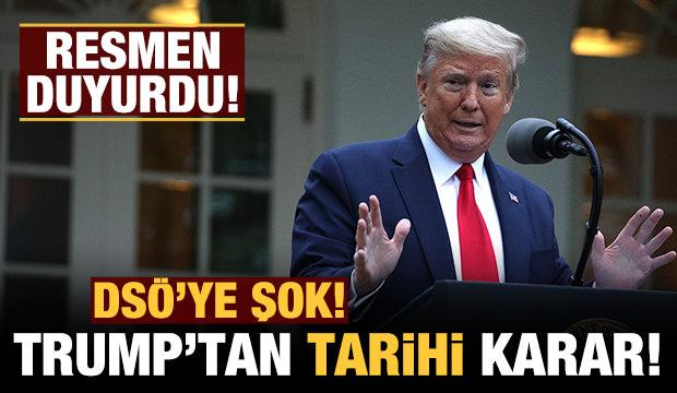 ABD çekildiğini resmen duyurdu: DSÖ'ye şok!