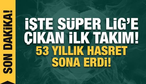 Hatayspor Süper Lig'e yükseldi