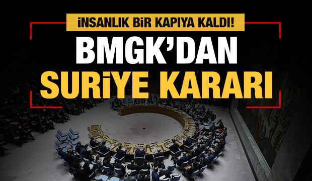 Rusya iki kez veto etmişti! BMGK'dan Suriye kararı
