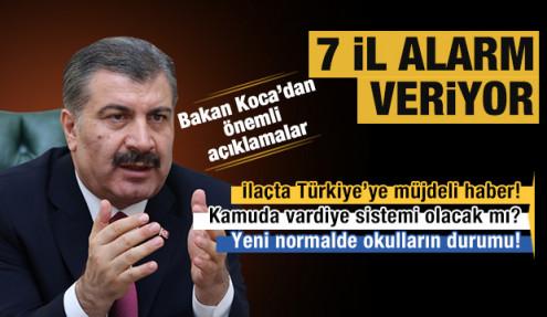 Son dakika... Sağlık Bakanı Koca'dan koronavirüs salgınına ilişki önemli açıklamalar