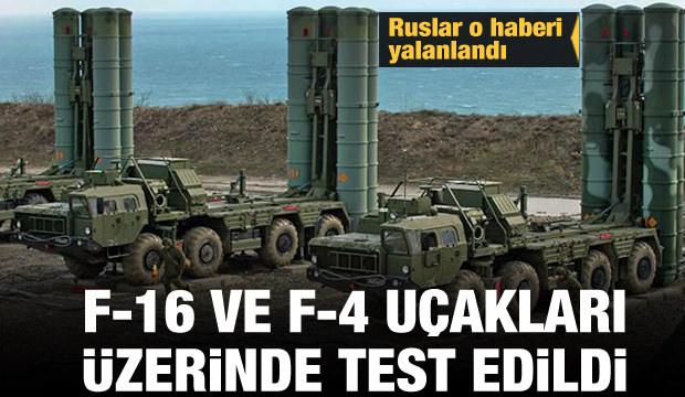 TASS: Türk S-400'leri F-16 ve F-4 uçaklarıyla test edildi