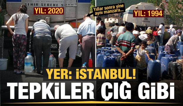 Yer: İstanbul! Yıl: 2020... Tepkiler çığ gibi büyüyor