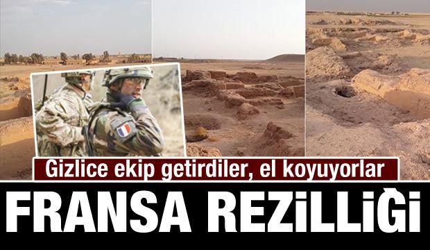 Fransızlar Suriye'deki tarihi eserleri çalıyor