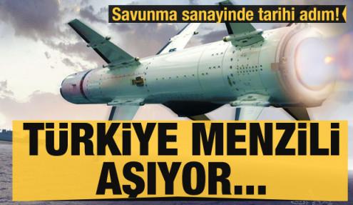 Savunma sanayinde tarihi adım! Türkiye menzili aşıyor...