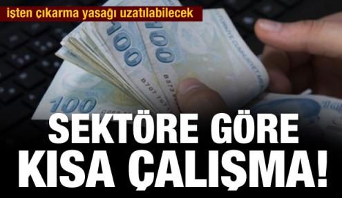 Sektöre göre kısa çalışma