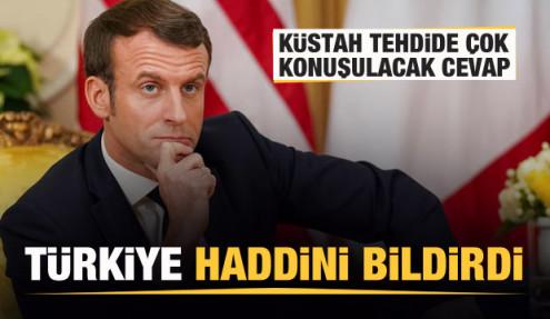Son Dakika Turkiye Den Fransa Nin Tehdidine Cok Konusulacak Cevap Guncel Haberleri Haber7