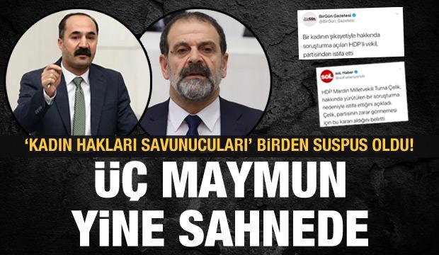 Üç maymun yine sahnede