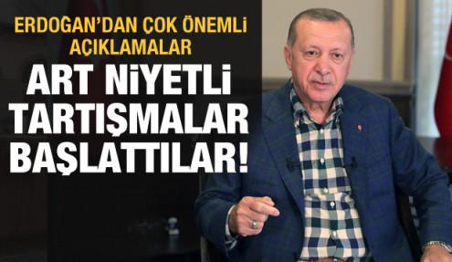 Cumhurbaşkanı Erdoğan'dan son dakika açıklamalar
