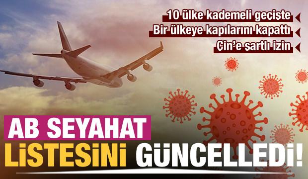 AB seyahat listesini güncelledi!