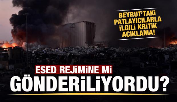 Patlayıcılar Esed rejimine mi gönderiliyordu?