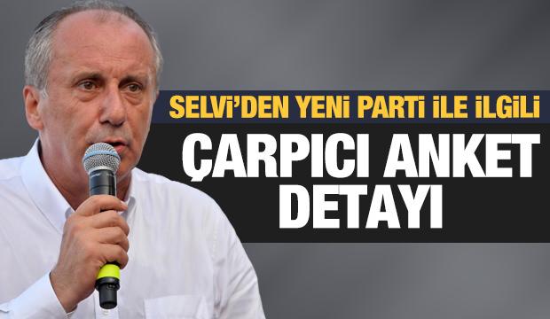 Selvi'den çok çarpıcı Muharrem İnce anekdoktları: Anket bile yaptırmış