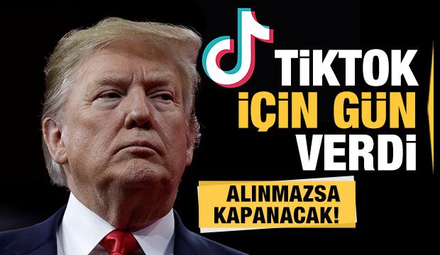 Trump, TikTok için tarih verdi