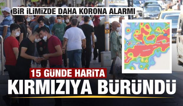 Bir ilimizde daha alarm verildi! 15 günde harita kıpkırmızı oldu