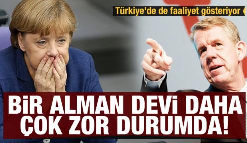 Türkiye'de de faaliyet gösteriyor! Bir Alman devi daha kötü durumda