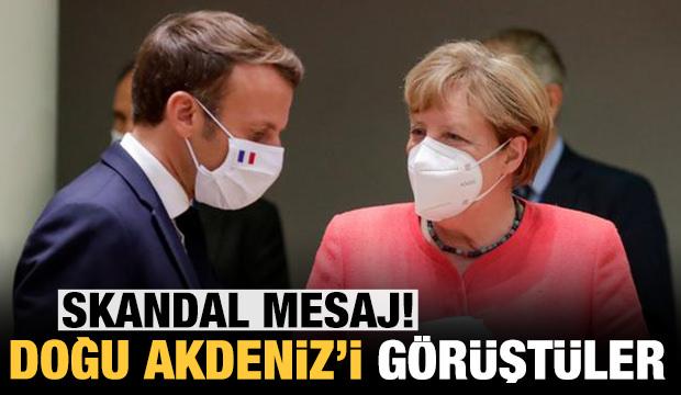 Skandal Dogu Akdeniz Mesaji Merkel Ve Macron Dan Kritik Gorusme Dunya Haberleri