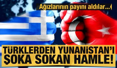 Türklerden Yunanistan'ı şok sokan hamle! Ağızlarının payını aldılar...