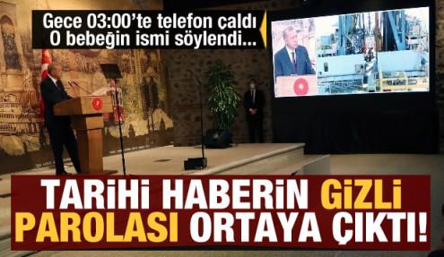 Bakan Yardımcısı'nın bebeğinin ismi Fatih sondaj gemisi gaz bulduğunda söylenen parola oldu