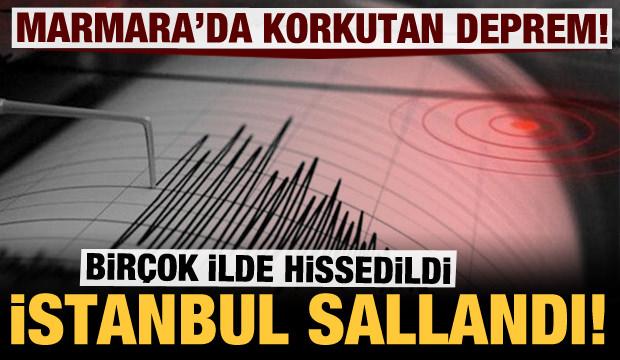 Son Dakika Istanbul Da Korkutan Deprem Guncel Haberleri Haber7