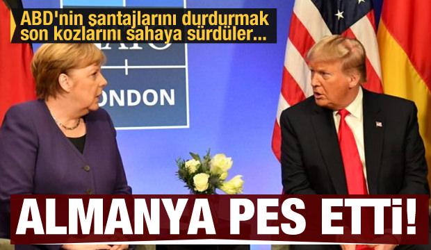 Almanya pes etti! ABD'nin şantajlarını durdurmak için 1 milyar euro teklif etti