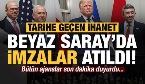 Tarihe geçen ihanet! Beyaz Saray'da imzalar atıldı...