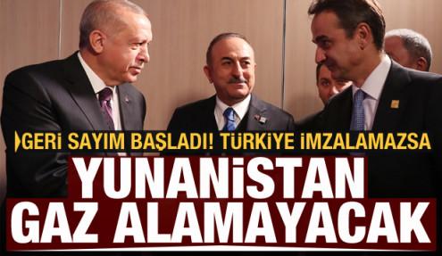 Türkiye imzalamazsa 2021'de Yunanistan'a gaz ithalatı duracak