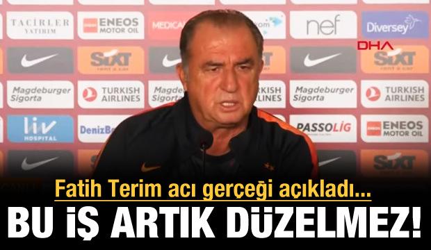 Fatih Terim acı gerçeği açıkladı!