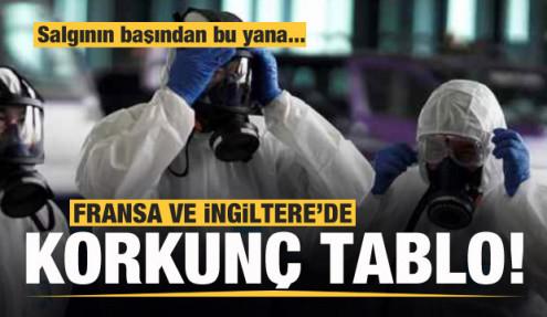 Fransa ve İngiltere'de korkunç tablo!