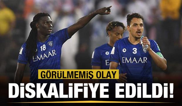 Görülmemiş olay! Diskalifiye edildi