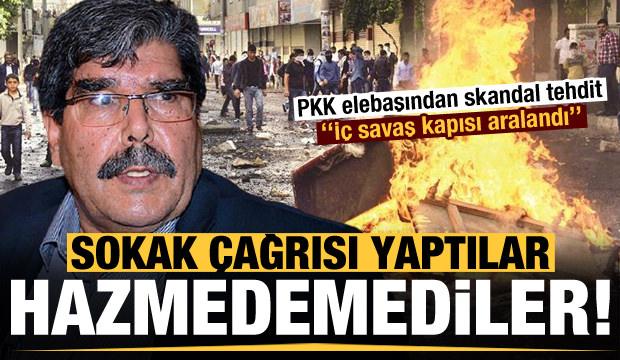 Hazmedemediler! Sokak çağrısı geldi, PKK ele başı tehdit etti