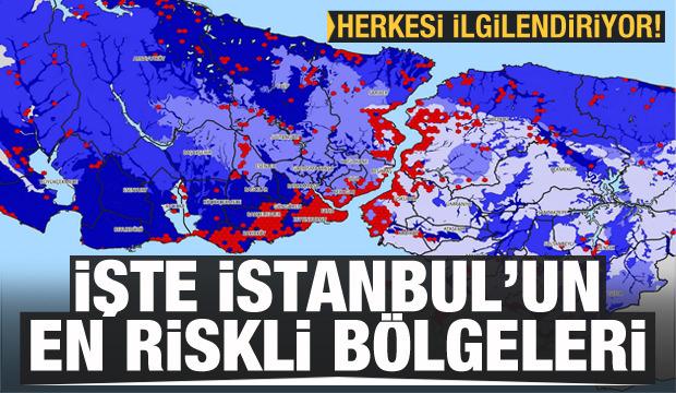 İstanbul Deprem Haritası yayınlandı! İşte en riskli bölgeler...
