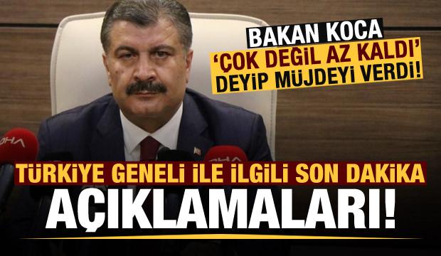 bakan koca cok degil az kaldi deyip mujdeyi verdi guncel haberleri