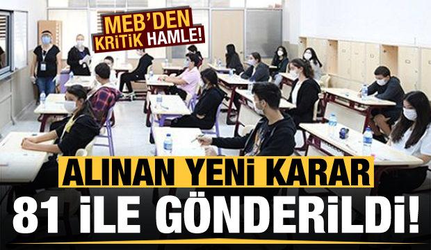 Son dakika: MEB'den kritik hamle! Karar 81 ile gönderildi...