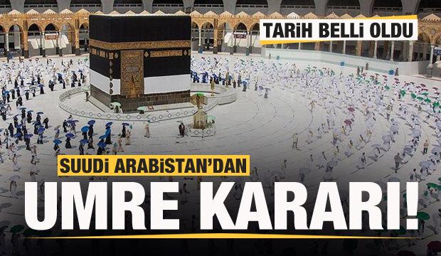 Suudi Arabistan'dan umre kararı! Tarih belli oldu