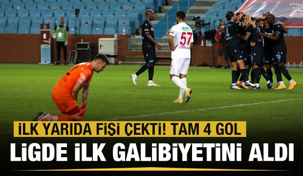 Trabzonspor ilk galibiyetini aldı!