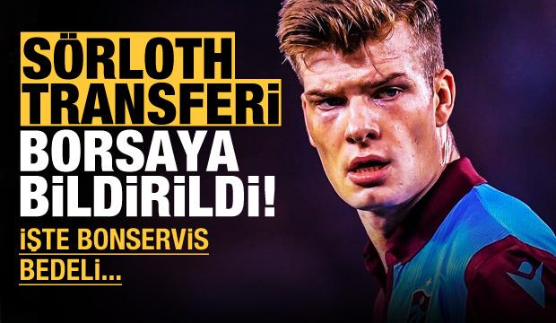 Trabzonspor, Sörloth'u KAP'a bildirdi