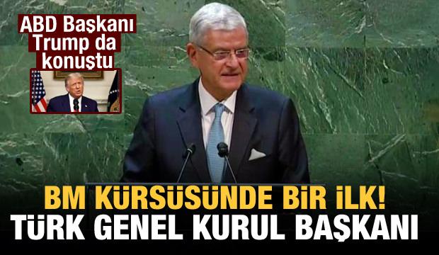 Volkan Bozkır BM kürsüsünde ilk kez konuştu! Trump'tan da açıklama