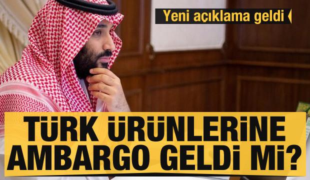 s arabistan in turk urunlerine ambargo