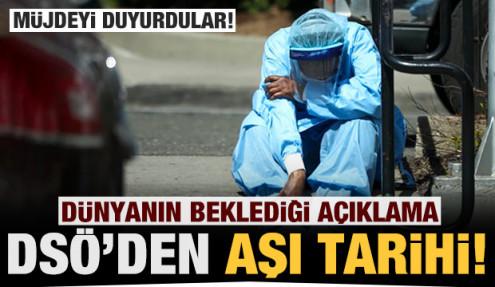 Dünyanın beklediği açıklama: DSÖ aşı için tarih verdi