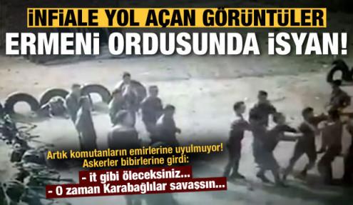 Ermeni ordusunda isyan başladı! İnfiale yol açan görüntüler: Karabağlılar gitsin savaşsın...