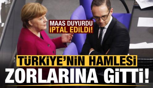 Türkiye'nin hamlesi Almanya'nın zoruna gitti! İptal edildi...