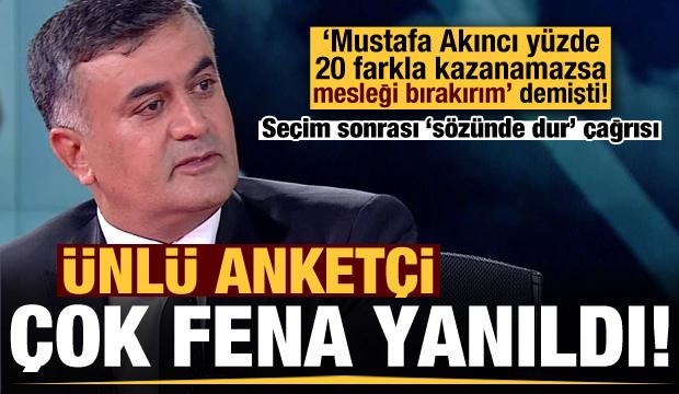 Ünlü anketçi Adil Gür 'Mustafa Akıncı kazanamazsa mesleği bırakırım' demişti, fena yanıldı! - SİYASET Haberleri