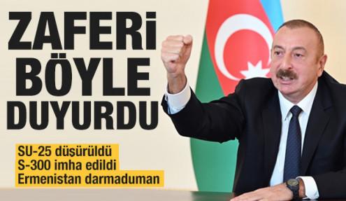 Ve bayrak dikildi! Ermenistan'a ait S-300 ve Su-25'ler imha edildi