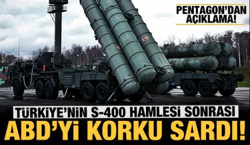 ABD'yi korku sardı: Türkiye'nin S-400 hamlesi sonrası açıklama