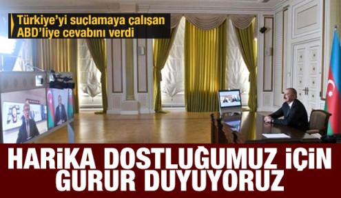 Aliyev'den Türkiye mesajı: Bu kadar harika bir dostumuz olduğu için gururluyuz!