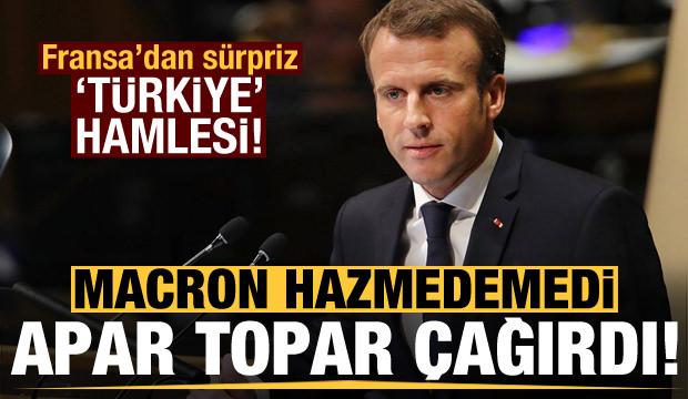 Macron'dan Erdoğan'ın tepkisi sonrası sürpriz hamle!