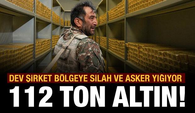 Rus şirket ise 112 ton altın için silah ve asker yığıyor