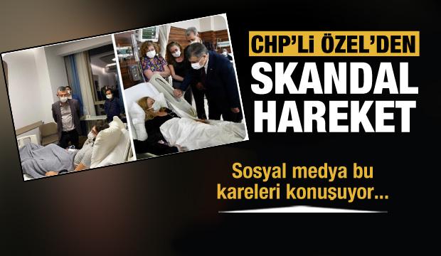 CHP'li vekilin tavrı büyük tepki çekti! Özgür Özel'den skandal hareket..