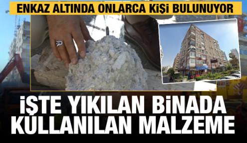 İşte İzmir'de yıkılan Rıza Bey Apartmanı'nda kullanılan malzeme!