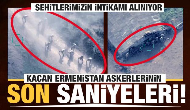 Kaçan Ermenistan askerlerinin son saniyeleri