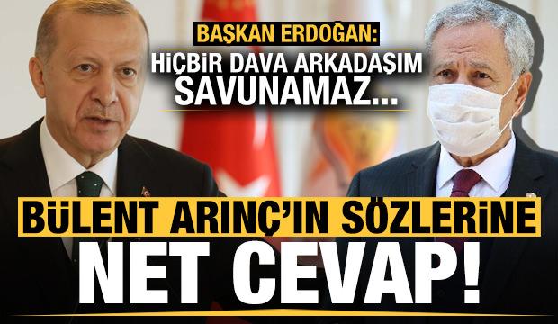 Son dakika haberi: Erdoğan'dan Bülent Arınç'ın sözlerine sert cevap! - GÜNCEL Haberleri
